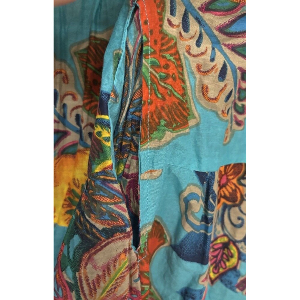 KikiSol Dress Womens Boho Artsy Tunic Beach Coverup Babydoll Dress Sz S - Picture 4 of 7